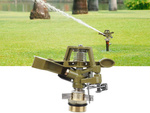 360° rotary pulsating metal lawn sprinkler