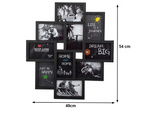 3d photo frame multi photo frame 10 photos large