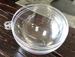 Acrylic transparent bubbles 8cm non flaky plastic 12pcs