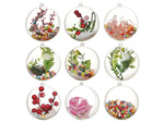 Acrylic transparent bubbles 8cm non flaky plastic 12pcs