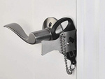 Anti-theft travel door lock for hotel room