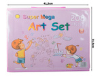 Artistic painting set in case 208 pcs