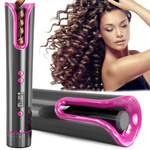 Automatic lcd rotary hair curler