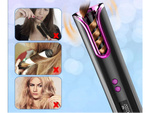 Automatic lcd rotary hair curler