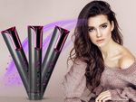 Automatic lcd rotary hair curler