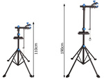 BIKE RACK SERVICE HOLDER REGULATED HANDLE WITH SHELF 30kg