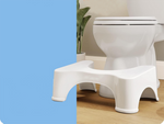 Bathroom footstool toilet white wc foot stool