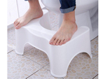 Bathroom footstool toilet white wc foot stool