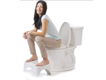 Bathroom footstool toilet white wc foot stool