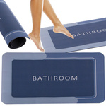 Bathroom mat quick drying absorbent anti-slip bathroom rug wc