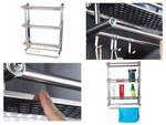 Bathroom shelf hanging organiser for shower 3