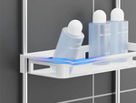 Bathroom shelf over toilet seat free-standing wc 2 shelves shelf toilet