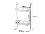 Bathroom shelf over toilet seat free-standing wc 2 shelves shelf toilet