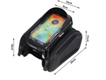 Bicycle frame pannier phone case bicycle waterproof