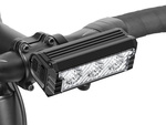 Bicycle led light front rear usb battery handlebar set