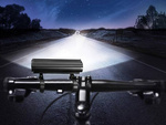 Bicycle led light front rear usb battery handlebar set