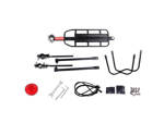 Bicycle rear rack aluminium universal 50kg