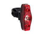 Bike light set front + rear led for bicycle handlebars strong