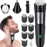 Body hair trimmer nose hair shaver set 3 heads