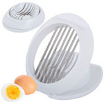 Boiled egg slicer for slicing eggs