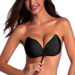 Bra self-supporting push up insertions roz b