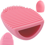 Brush cleaner brush cleaning egg