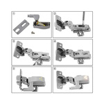 Cabinet hinge door light 3 leds