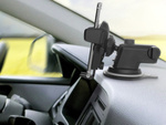 Car holder for telephone, windscreen, cockpit, strong