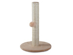 Cat scratcher cat post ball toy