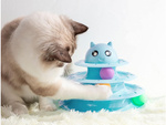 Cat toy interactive tower 3 balls