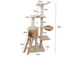 Cat tree tower cat scratching post 138cm