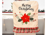 Chair back cover christmas decoration christmas decoration decoration