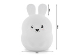 Children's night light led rabbit touch rgb remote control