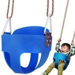 Children's safety bucket garden swing