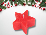 Christmas scented star candle christmas scented candle