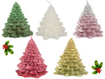 Christmas tree candle christmas box candle decorative