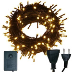 Christmas tree lights indoor white warm 500 led lighting 7 programmes