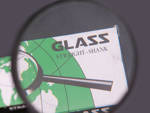 Classic reading glass 75mm