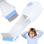Comb for lice nits electric filter vacuum cleaner
