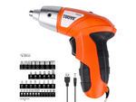 Cordless screwdriver set 45 el bits case