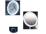 Cosmetic make-up mirror with led fan