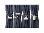 Decorative clips for curtains magnetically strong