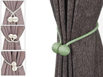 Decorative clips for curtains magnetically strong