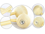 Decorative clips for curtains magnetically strong