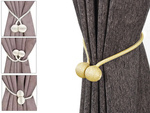 Decorative clips for curtains magnetically strong