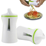 Decorative julienne spiral vegetable sharpener