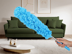 Dirt broom brush telescopic long folding duster