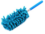 Dirt broom brush telescopic long folding microfibre