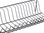 Dish drainer stand upright metal dryer