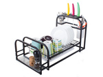 Dish drying rack with tray stand loft